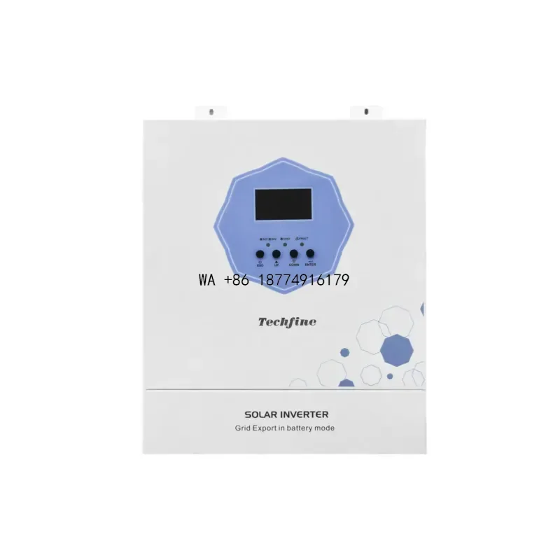 wmwmnu Techfine QA 3.6KW 3600W High Frequency Hybrid Solar Inverter 24V Pure Sine Wave Output