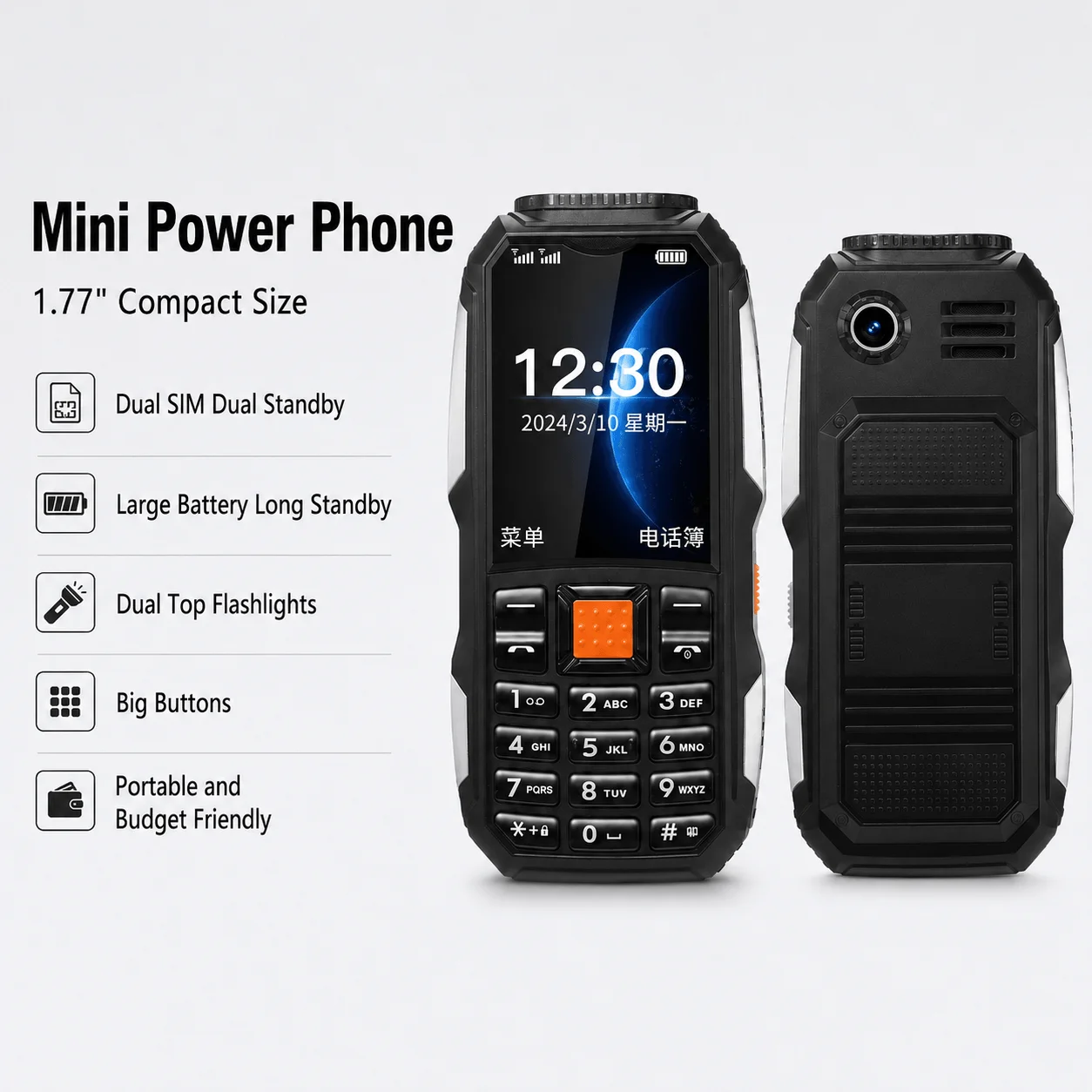 Phone Cases Green - Mini Feature Phone Dual SIM Dual