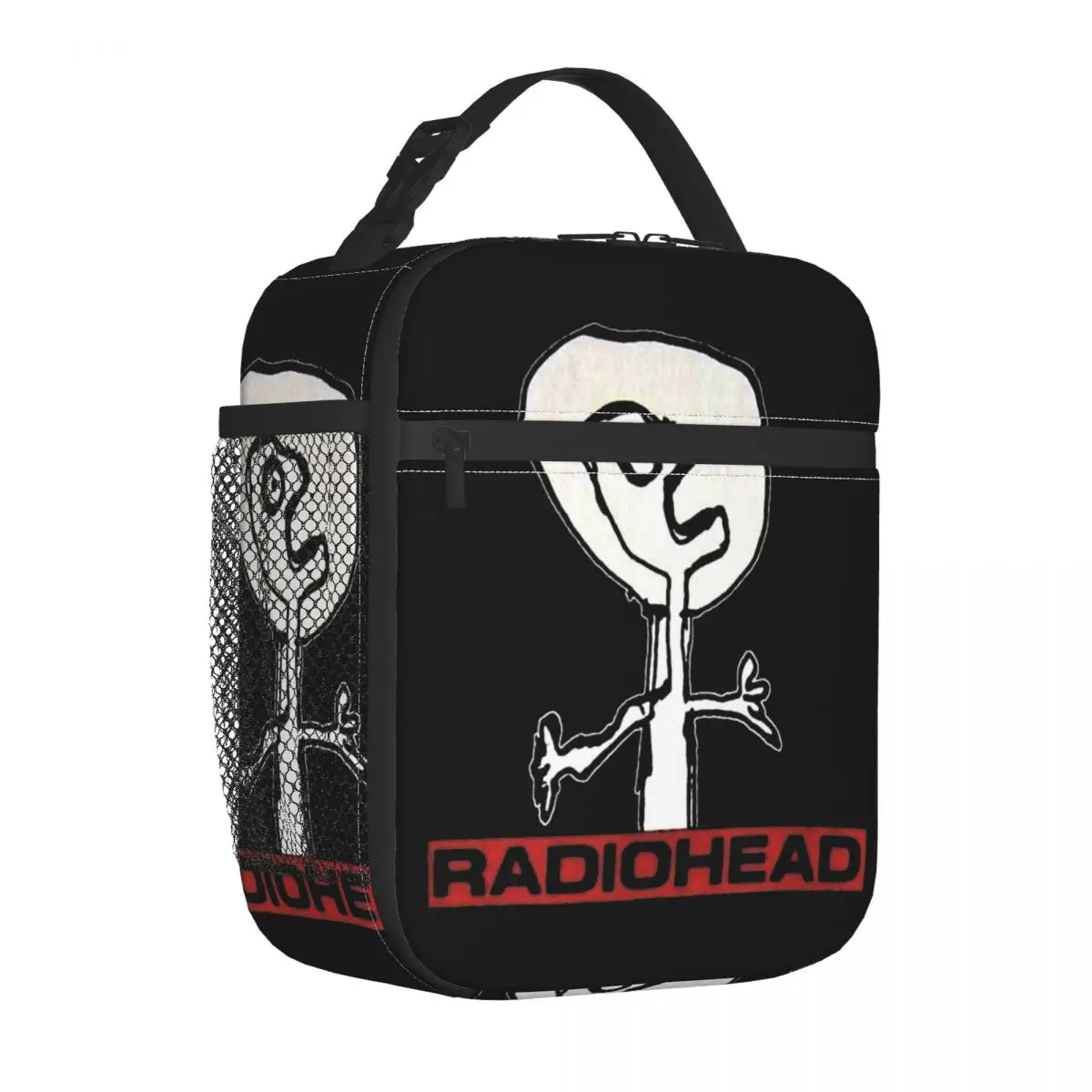 Radiohead Insulated Lunch Bag Thermal Lunch Container High Capacity Tote Lunch Box Bento Pouch Work Travel