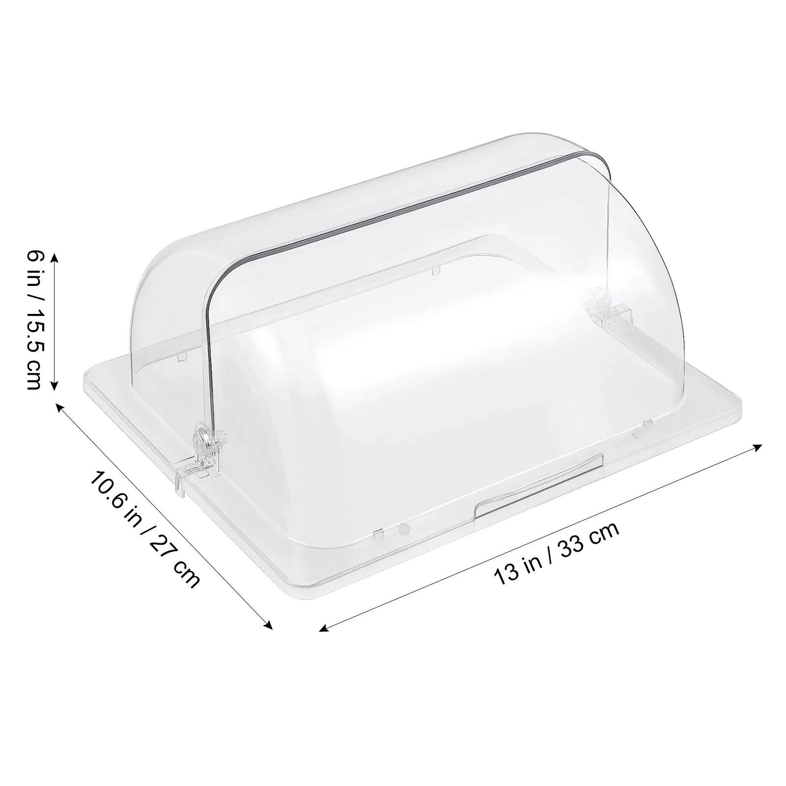 1Pcs Dustproof Food Cover Clear Acrylic Dessert Showcase Cake Case Pastry Display Sample Case Bakery Display Tray
