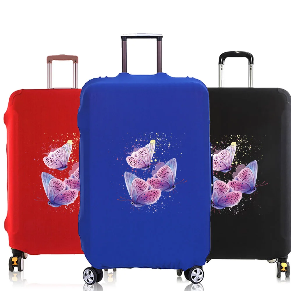 Luggage Cover Protective 18 to 30 inches Baggage cover Travel Suitcase covers stretch Travel Accessories Butterfly Print Series