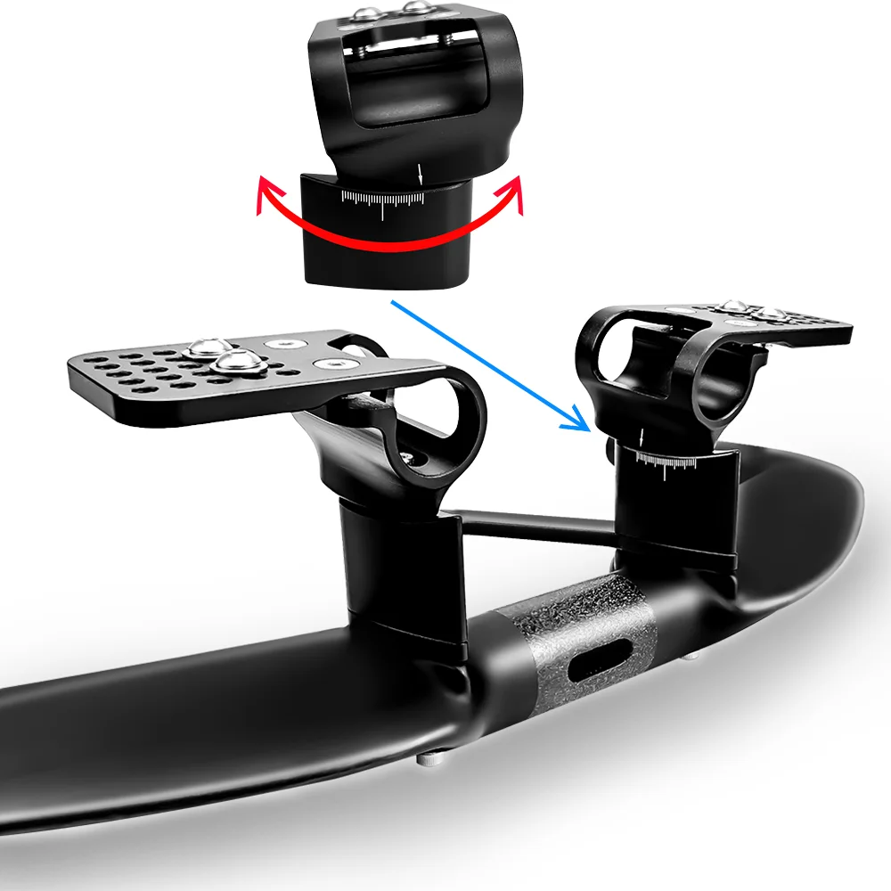 BALUGOE Carbon Bicycle Rest TT Handlebar Bike handle Extension, Triathlon Time Trial, Cycling Parts, New Adjustable angle