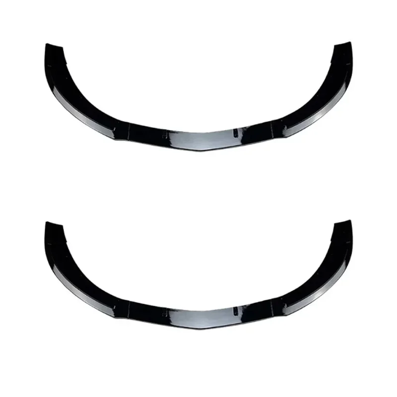 Auto Parts PP Material Gloss Black Front Bumper Lip Chin Spoiler for CLA Class 2013-2019