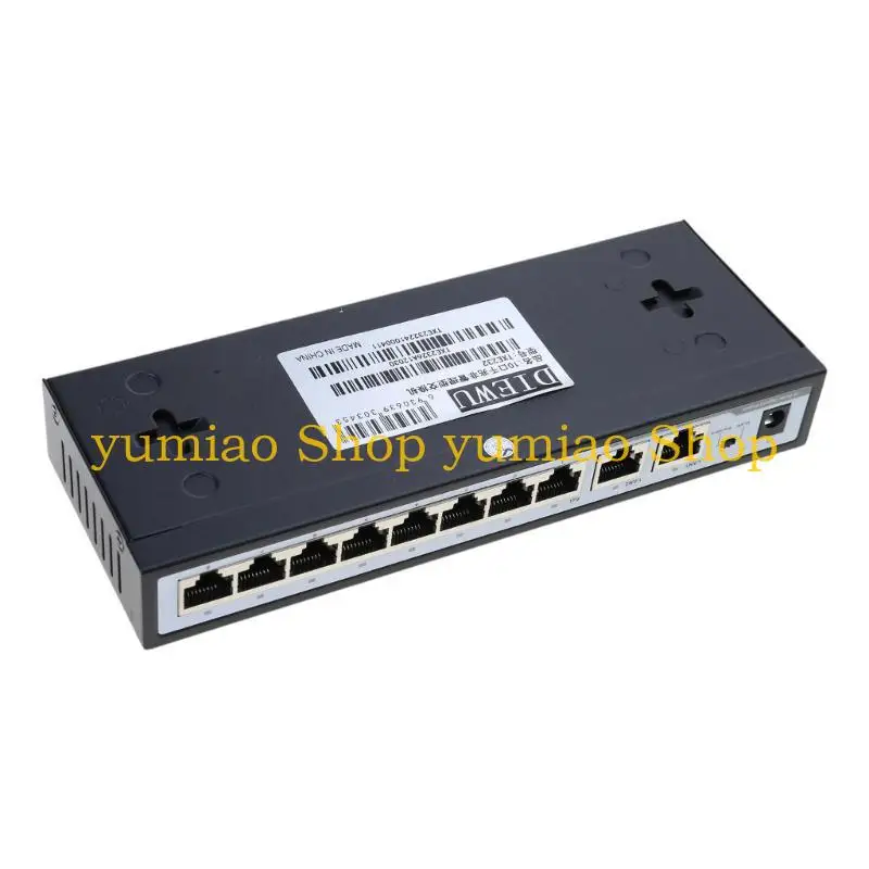 

587B Switch 10 PortEthernet Switch 120W 8 Port 1000Mbps + 2 Uplinks
