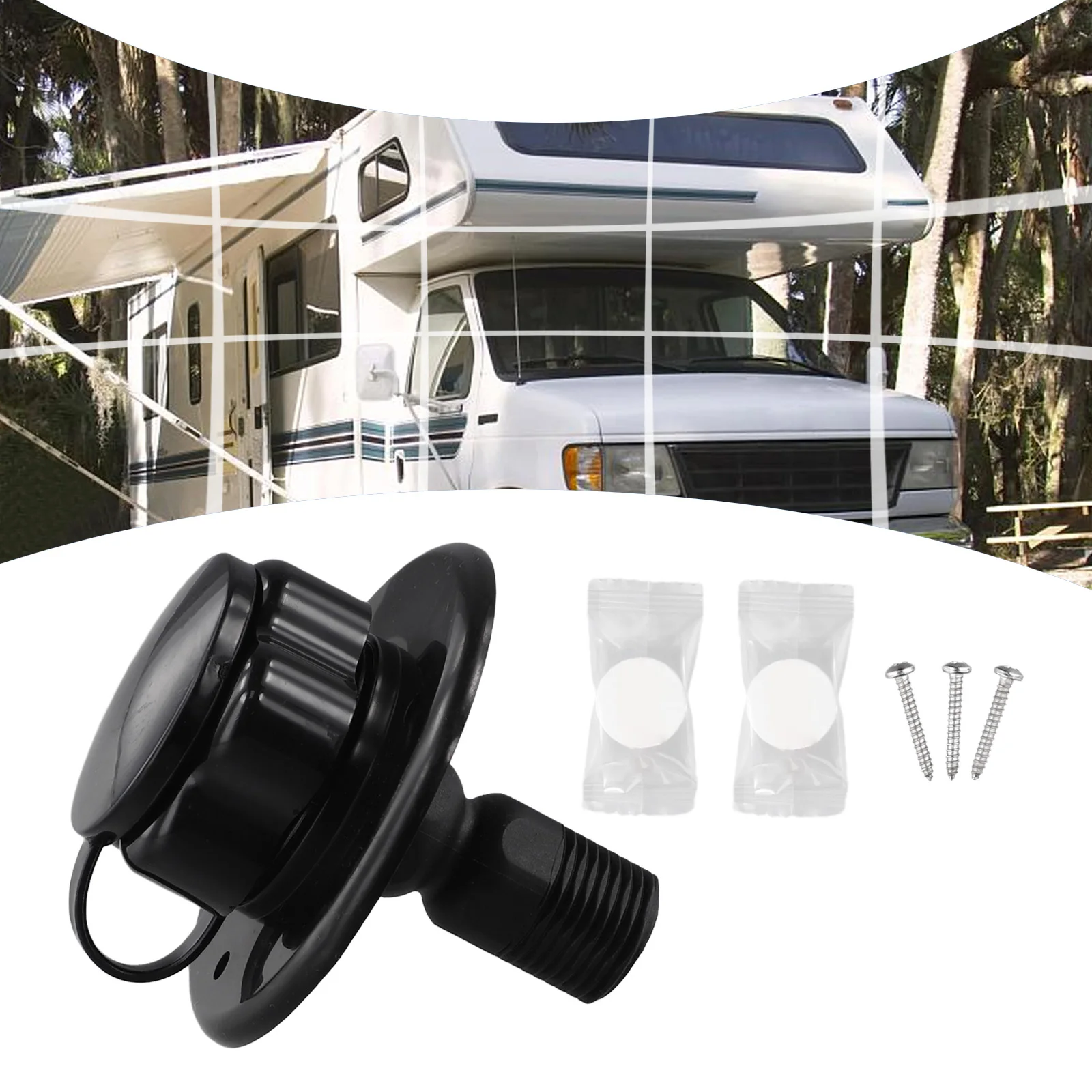 For RV For Travel Trailer RV Water System RV Accessory Inlet Valve High-Quality Materials Leak-Proof Connection