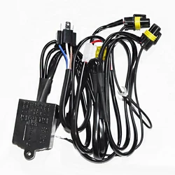 35W 55W HID Bi Xenon H4 Wire Harness Controller for Car Headlight Retrofit HID Relay Xenon Kit  H4 Hi-Lo Connector Control Wire
