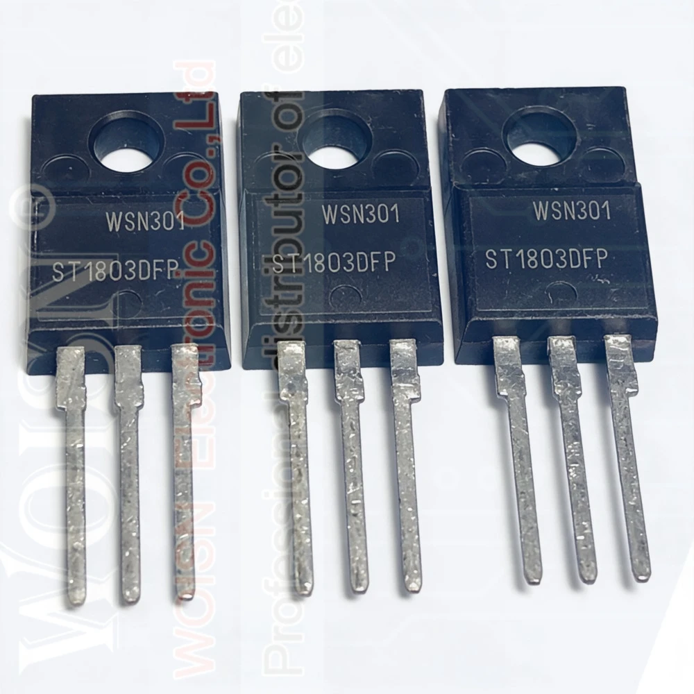 （1-5PCS） ST1803DFP 1500V 10A TO-220F