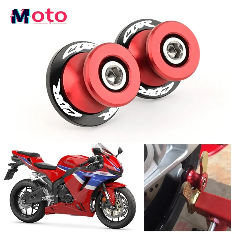 

For HONDA CBR600RR CBR1000RR CBR954RR CBR 900RR 954RR 250R Motorcycle Accessories 8MM Swingarm Spools Slider Screws Stand