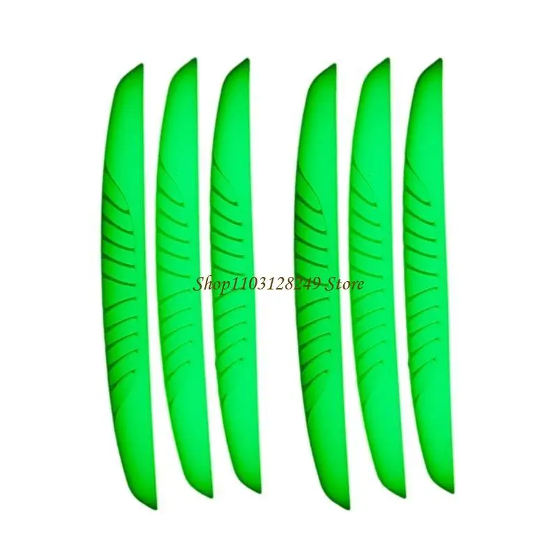 N5kd 6 PCS حافة باب حافة الباب حافة غير مرئية حماة باب حافة حافة السيارة