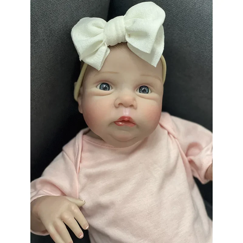 48cm Reborn Dolls Miley Newborn Baby Size Premium Doll Handmade Lifelike 3D Skin Tone Venis High Quality Art Doll