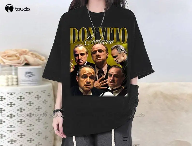 Retro Don Vito Corleone Character T-Shirt,  Shirt, Tee, Actor Don Vito Corleone Character Shirt