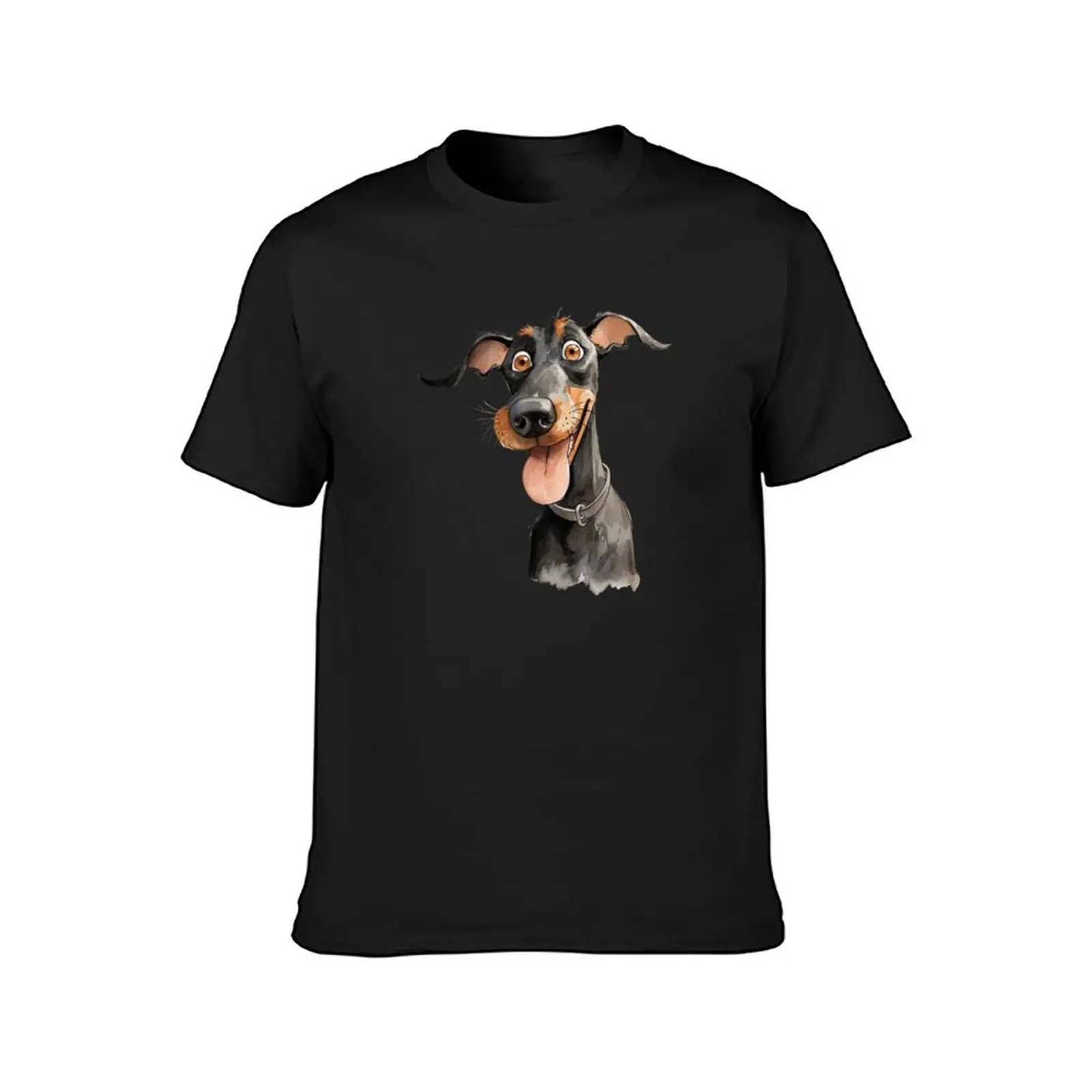 I Love my Doberman T-Shirt funnys plus size tops oversizeds oversized t shirt for men