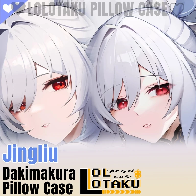 

Jingliu Dakimakura Honkai Star Rail Hugging Full Body Cushion Cover Pillow Case Sexy Pillowcase Home Bedding Decor Otaku Gift