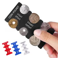 1PC Korean Plastic Purse Wallets Multi-position Coin Bags Clip Money Bag Japanese Style Portable Coins Pocket Easy To Carry