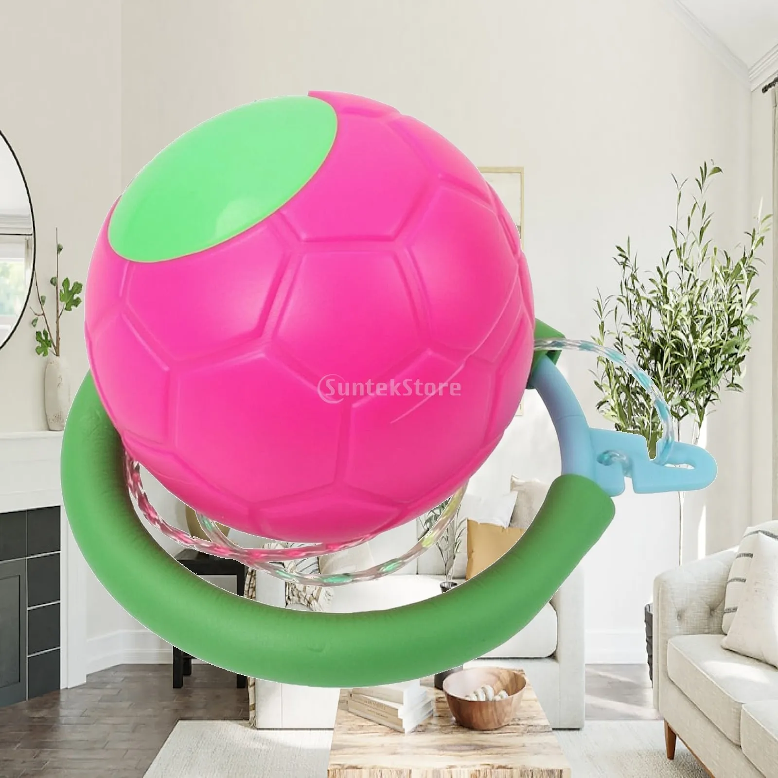 Kids Ankle Skip Ball with Connector Clip for Family Recreation and Active Play Training