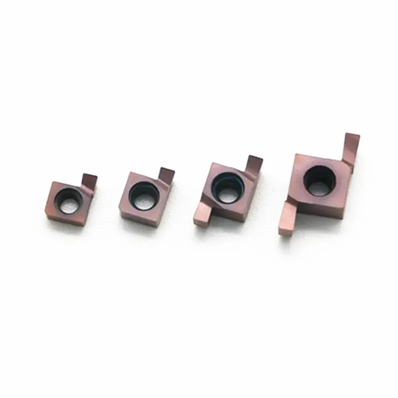 10pcs 6GR 7GR 8GR 9GR Tungsten Carbide Groove Inserts CNC Machine Threading Grooving Blade For Steel Stainless Steel