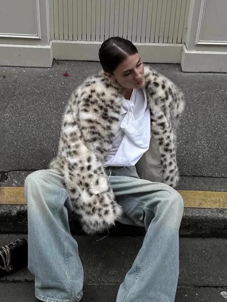 HH, nuevos abrigos de moda de invierno para mujer, estampado con cuello vuelto, mangas largas, bolsillos, chaquetas cálidas elegantes de un solo pecho para mujer