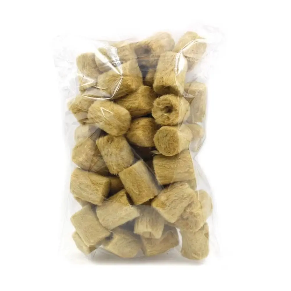 50PCS 27*20mm Size Hydroponic Seedling Block Hydroponic Substrate Cultivation Plug Rock Wool Plug Seedling Medium Garden Sponge