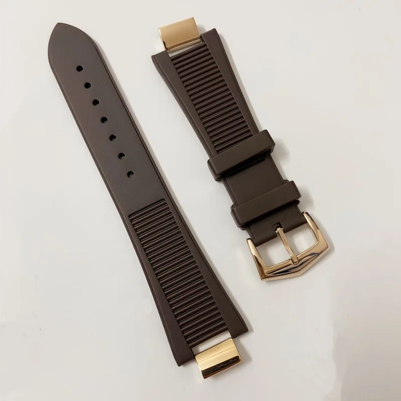 

Резиновый ремешок 25 мм для Nautilus, резиновый ремешок из полипропилена, силиконовый ремешок с пряжкой, аксессуары для модификации бусины