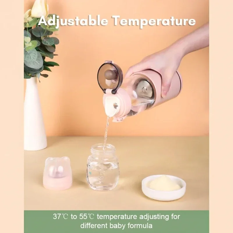 Formula Precise Temperature Control Car Travel Heating Cup 10000ml Portable Wireless Instant Water Warmer Baby
