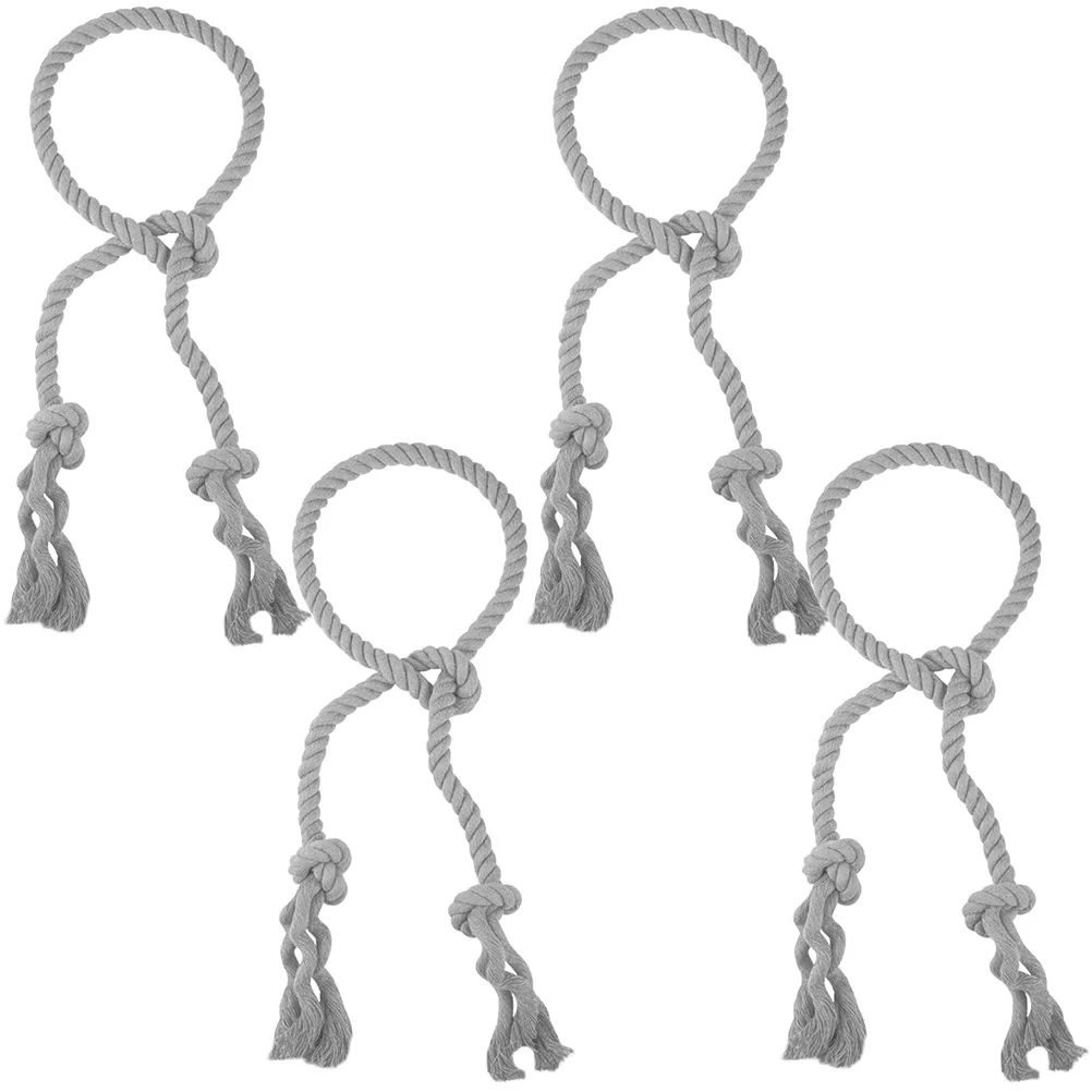 

4Pcs Curtain Tie Rope Tassel Curtain Tiebacks Chic Drapery Holders for Home Bedroom Window Decoration Accessories