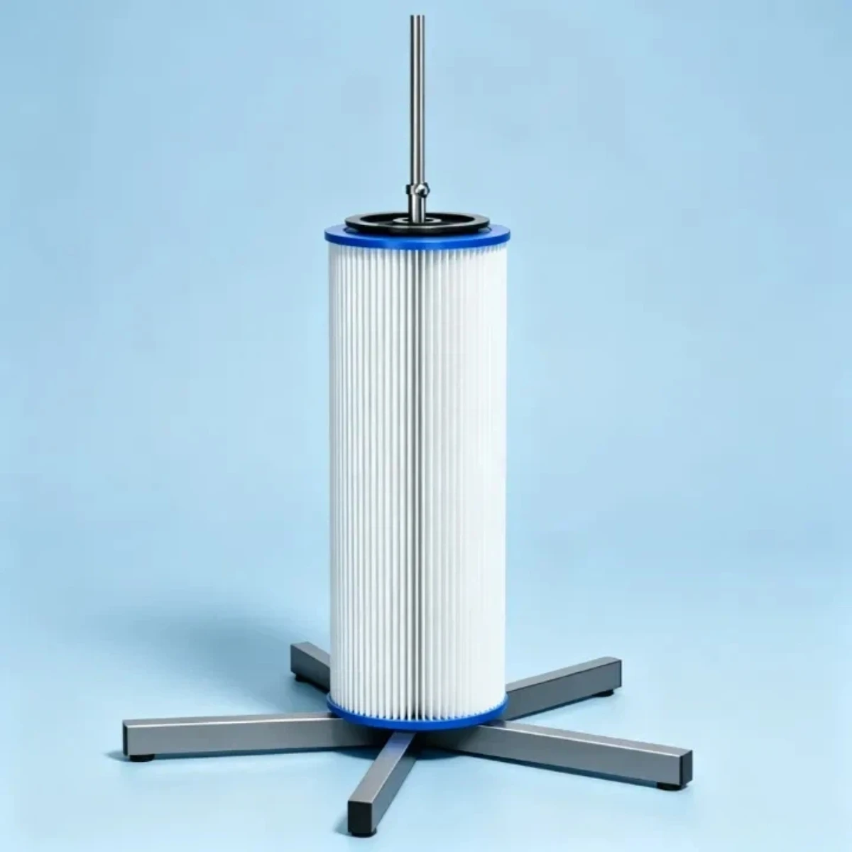 Rotatable Pool Filter Cartridge Cleaner, Swimming Pool Filter Cleaning Tool Compatible with 3