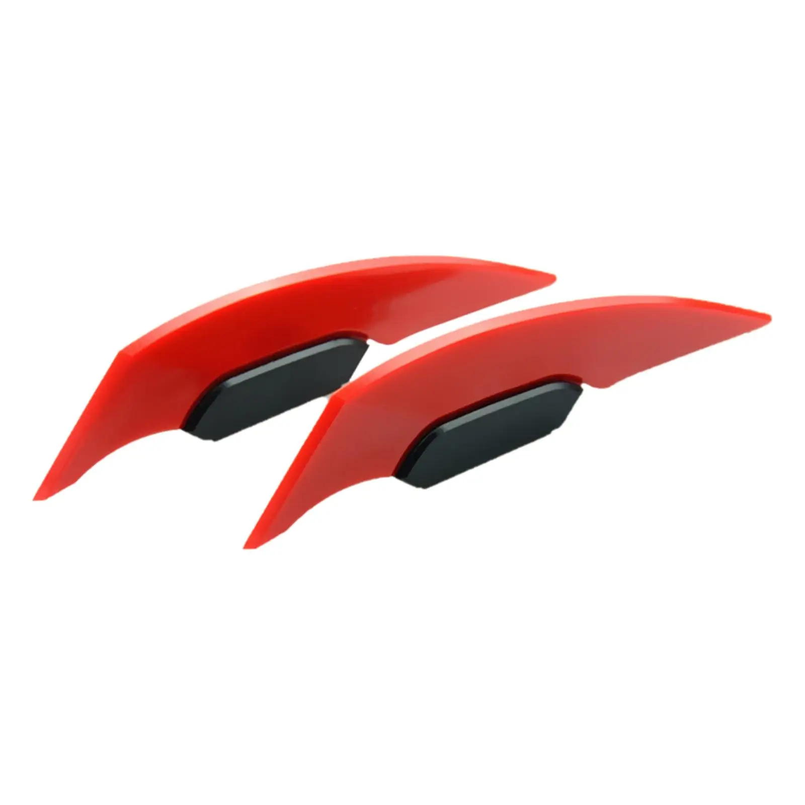 2x Motorcycle Winglets Fairing Side Spoiler Fixed Wind Wing Stickers Fit for Most Scooters Electric Motorcycles Motorcycle