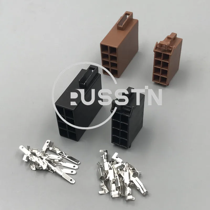 1 Set 8 Pin Automotive CD Connector Car Radio Speaker Plug Audio ISO Socket AC Assembly For VW 962189-1 962191-1