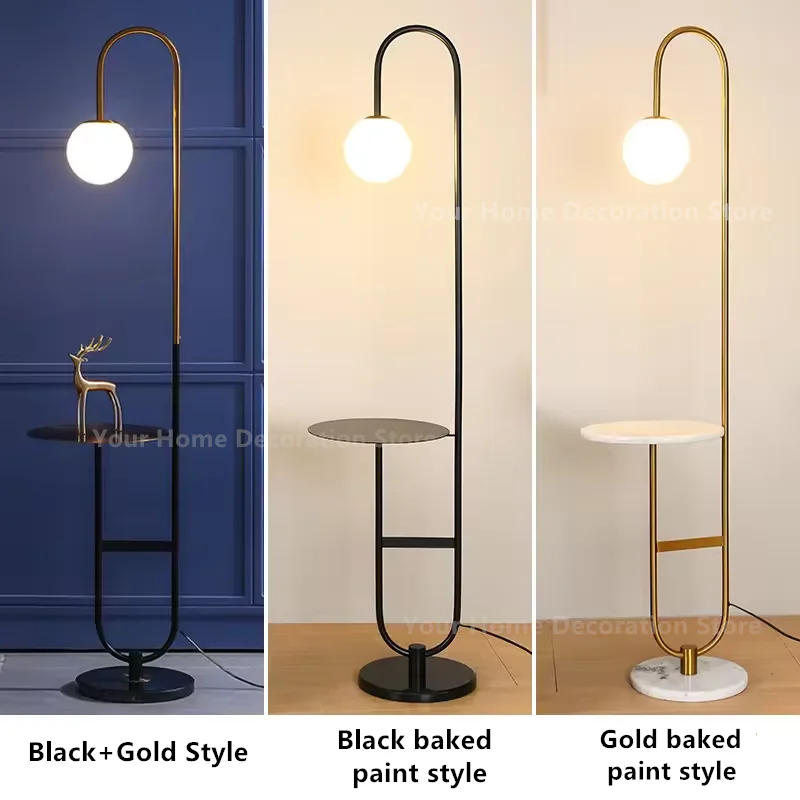 Floor Lamp with Table 5