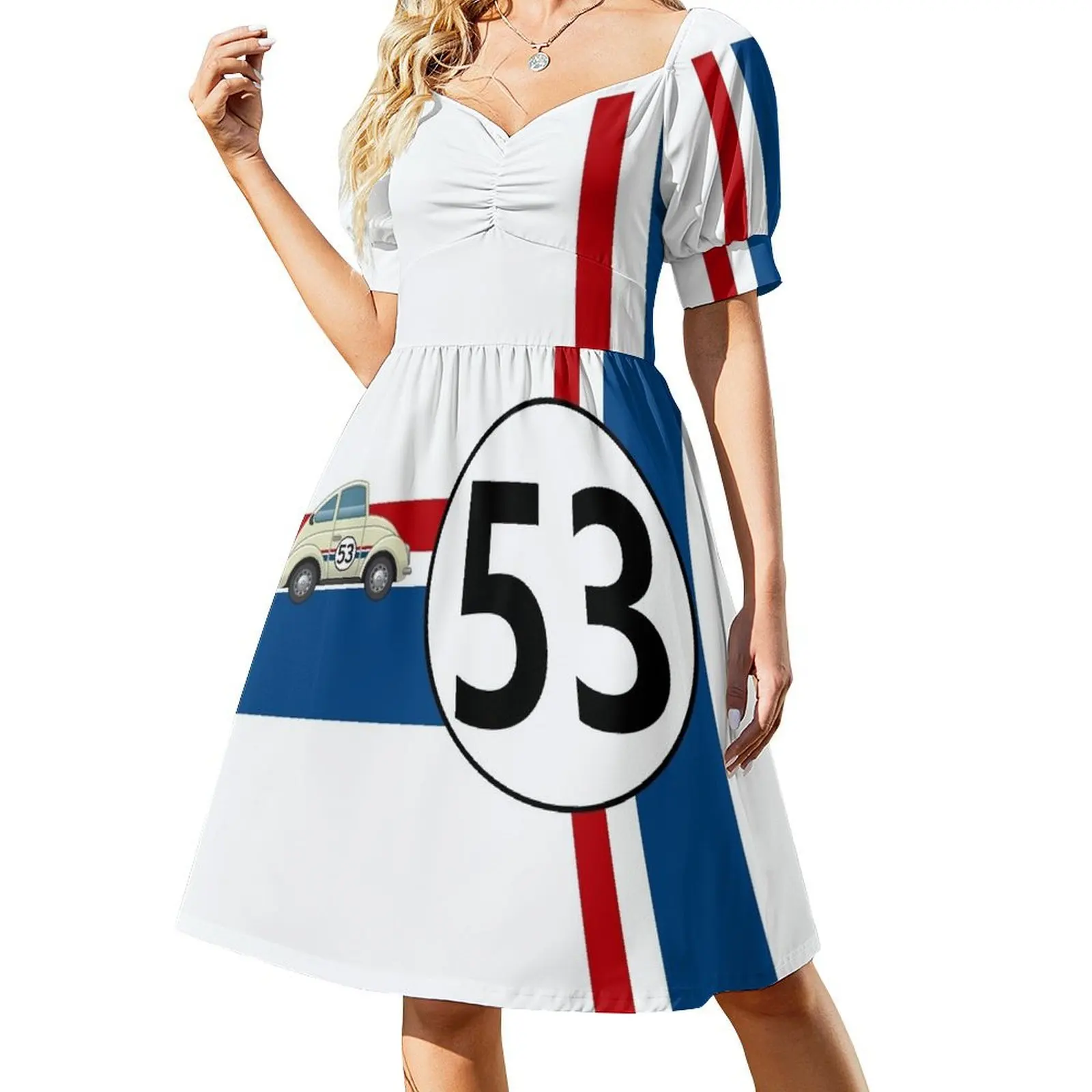 

Herbie Fully Loaded Fan Art Short Sleeved Dress women's evening dresses long sleeve dress elegant dresses for women Dress