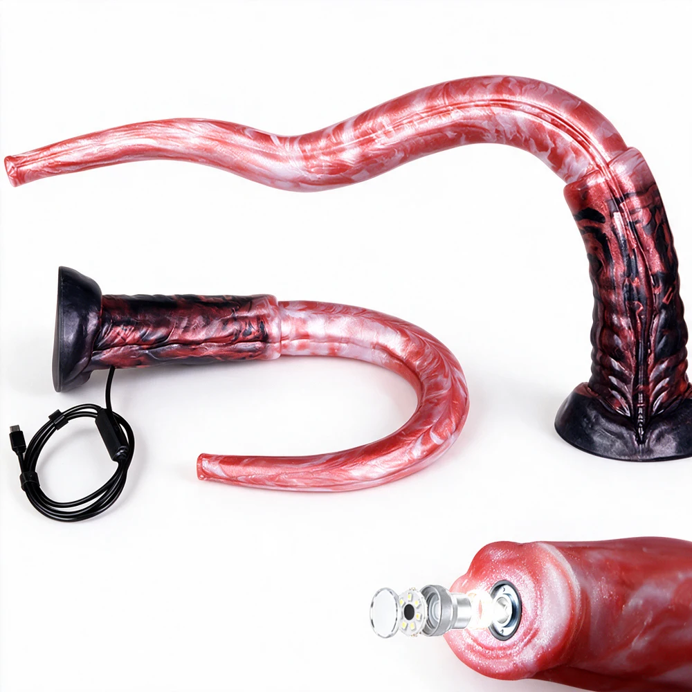 YOCY Super Long Horse Diligence With 3MP HD Endoscope Camera Real-Time Viewing Anal Whip IP67 Waterproof Anus Massager Sex Toys