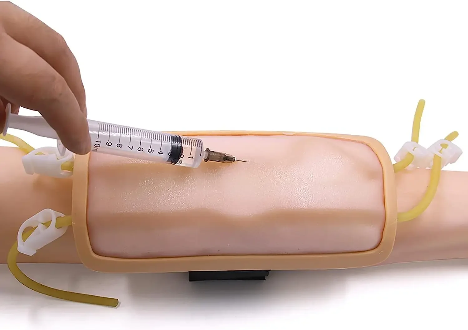 Forearm Venipuncture Model Wearable Arm Injection Training Mold Blood Collection Training Practice Model for Medical Staff