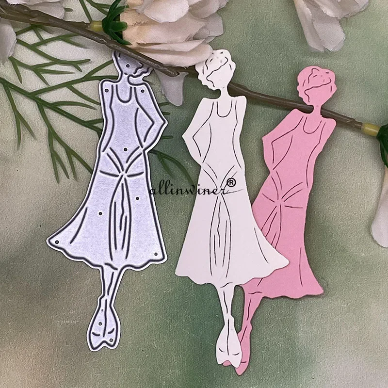 Eegant girl Metal Cutting Dies Stencils For DIY Scrapbooking Decorative Embossing Handcraft Die Cutting Template