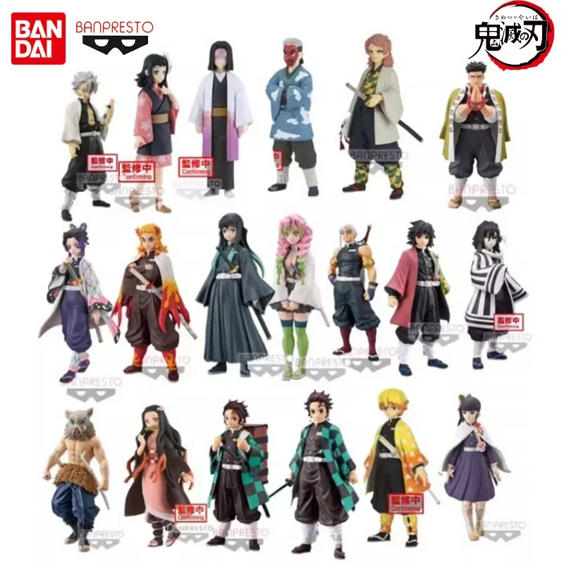 Bandai Genuine Banpresto Demon Slayer Anime Figure Kisatsutai Hashira Action Toys for Kids Christmas Gift Collectible Model