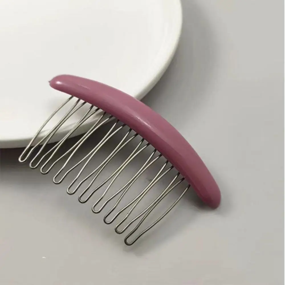 

Vintage Hair Comb Hair Comb Hairpin Side Clip Candy Color Hair Clip Hair Comb Clip Styling Tools Barrettes Broken Hair Clip Girl