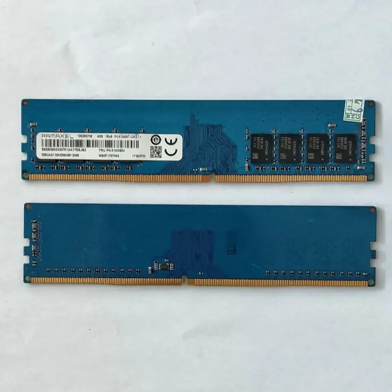 

RAMAXEL RAMS DDR4 4GB 1RX8 PC4-2400T-UA2-11 Desktop memory DDR4 4GB 2400MHz 1.2v computer memoria 288pin