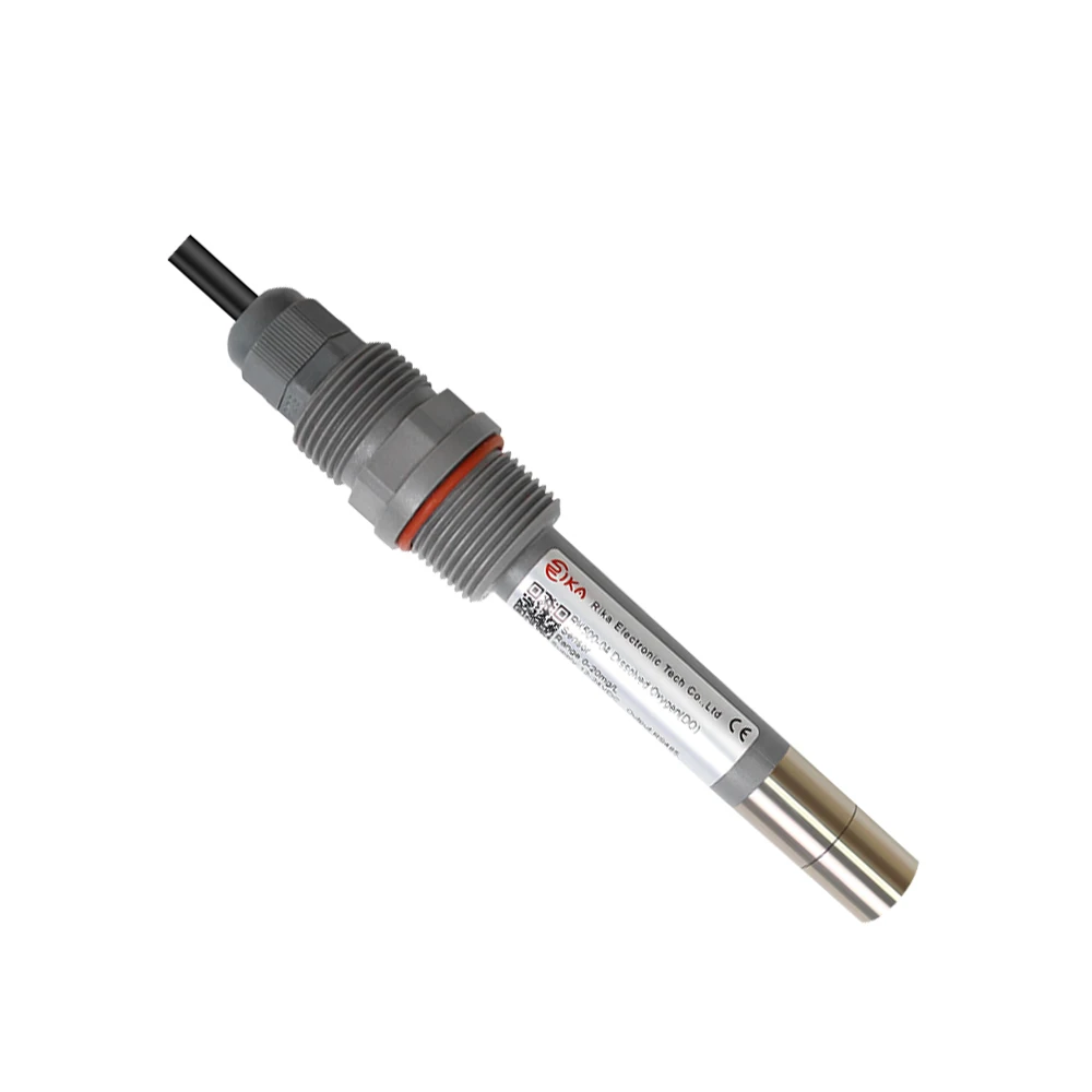 RK500-04ABC arduino low-cost wastewater dissolved oxygen probe sensor with self-cleaning brush for in-line continuous monitoring