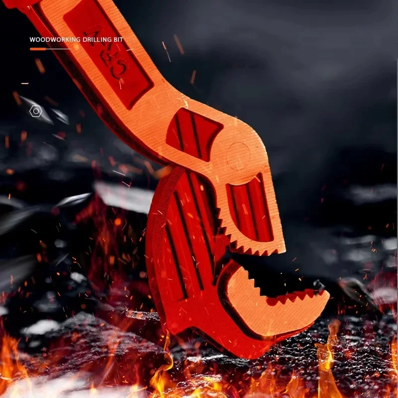 

Self-Locking Pipe Wrench - Large-Diameter Adjustable Bathroom Tool with Multi-Functional Grip, Movable Panel Installation Kit​