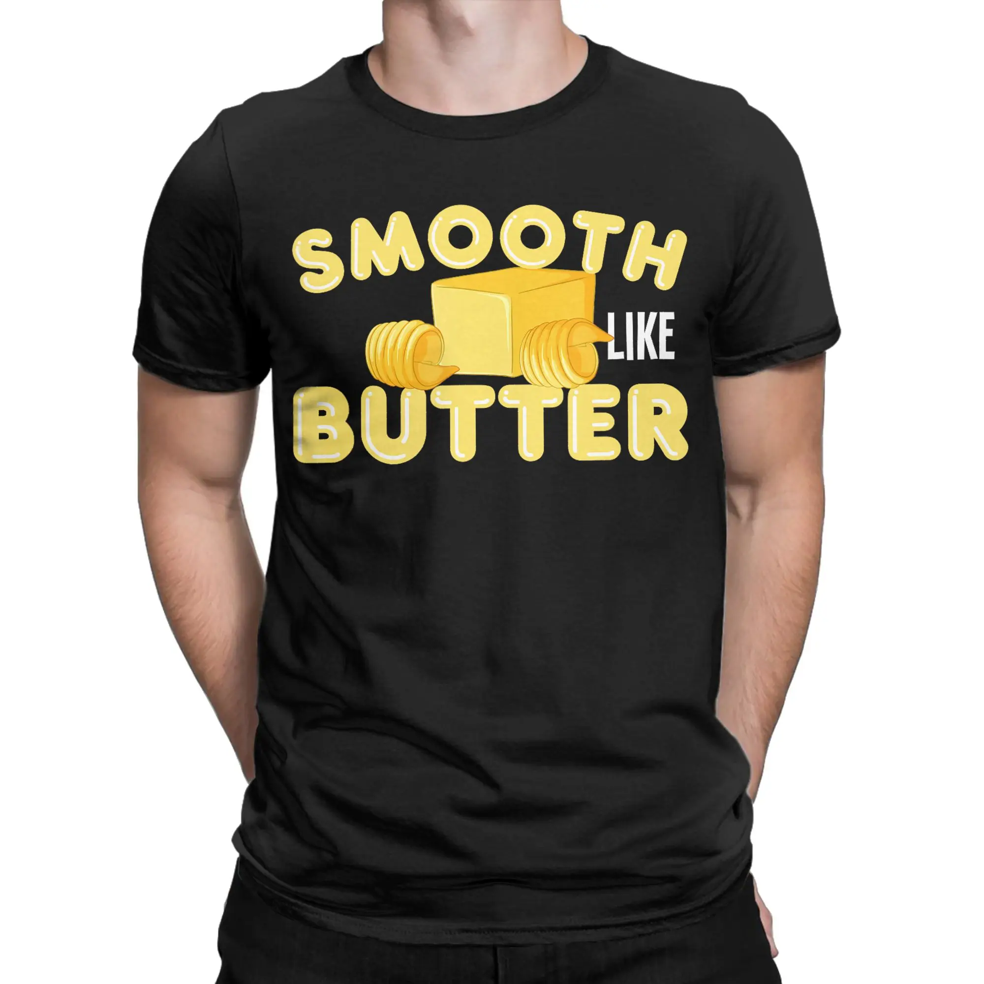 Men's T-Shirts Smooth Like Butter Novelty Pure Cotton Tees Short Sleeve  T Shirt Crewneck Tops Big Size