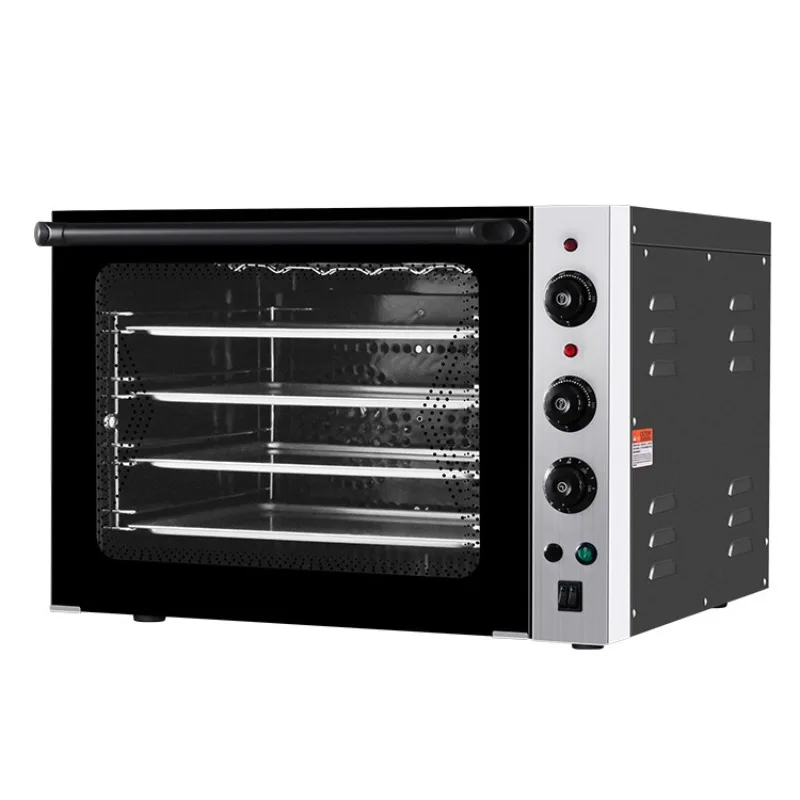 

Large Capacity Steam Hot Air Stove Baking Baking Biscuits Burger Waterless Cake Bread Commercial Electric Oven