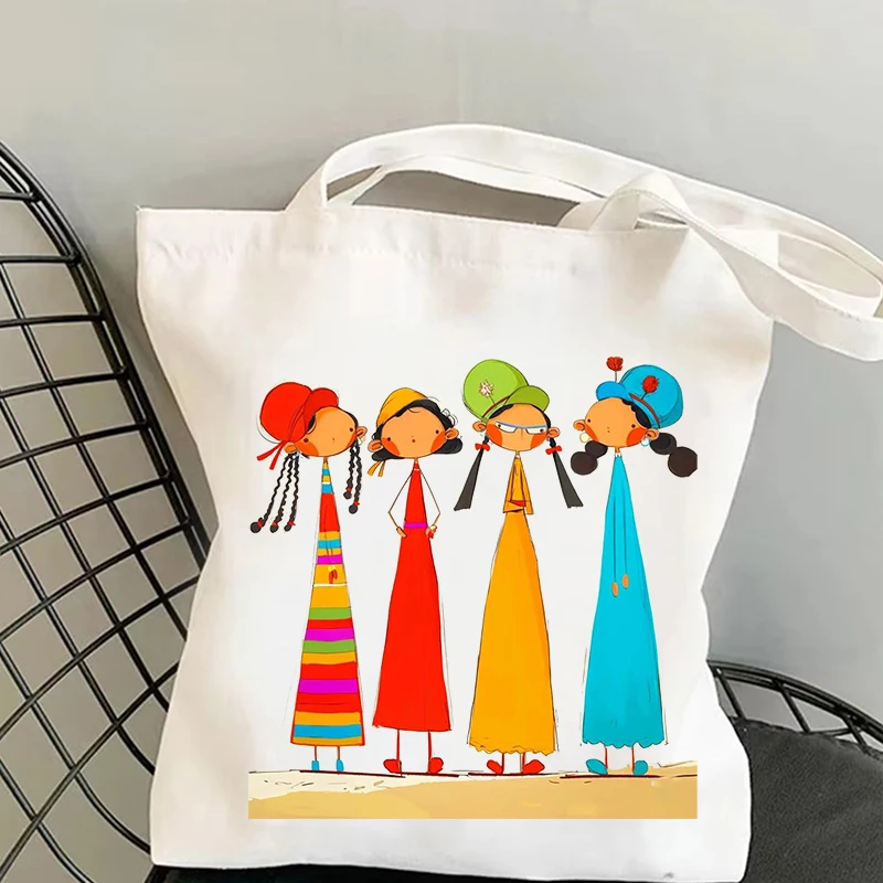 حقيبة حمل قماشية مستوحاة من أفضل صديق، تصميم اقتباس الصداقة اللطيف، حقيبة كتف قطنية Y2k قابلة لإعادة الاستخدام للفتيات والنساء للاستخدام اليومي #1