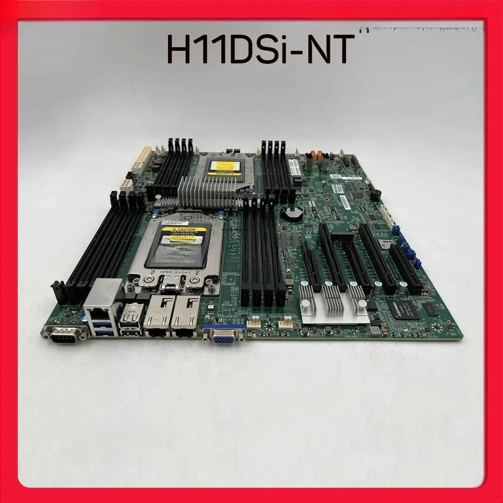 

For Supermicro Motherboard For EPYC 7001/7002 Series Processors Internal NVMe Ports (PCI-E 3.0 x4) H11DSi-NT