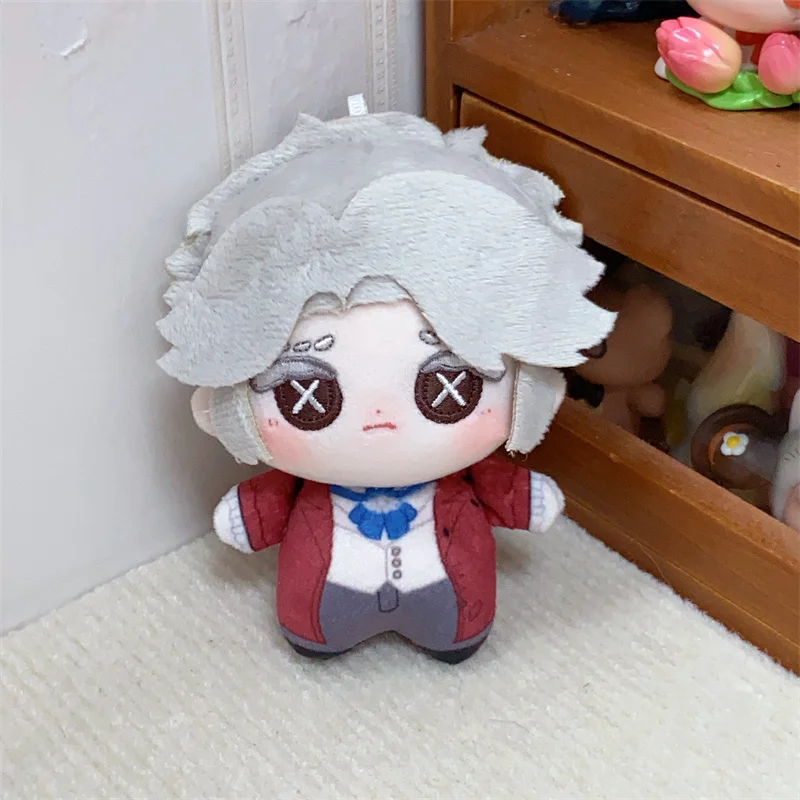 10cm juego Identity V compositor Kawaii Cosplay Mini NuNu cuerpo muñeca de algodón Frederick Anime suave Plushie juguete figuras accesorios regalo para seguidores