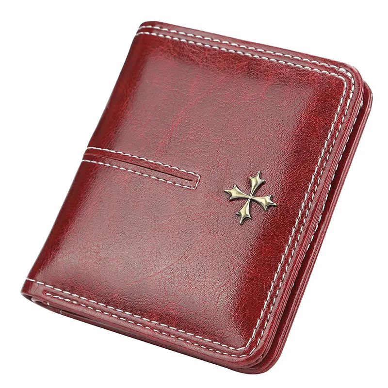 Baellerry Fashion Women's Wallet Short Ultra-thin Mini PU Leather Zero High-end Wallets Credit Card Holder