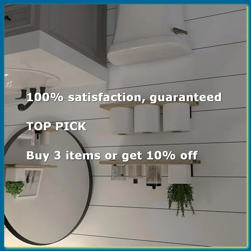 ●Floating Shelves,Wooden Floating Shelves for Wall Decor, Wall Mounted Floating Bathroom Shelf for Storage Light Brown