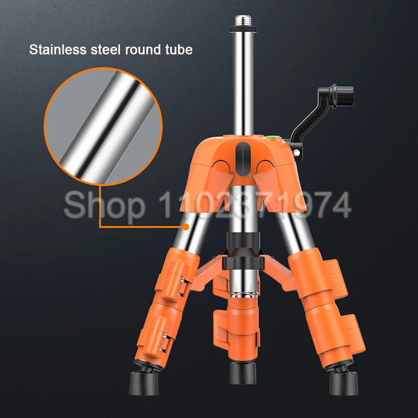 Universal Adjustable Stainless Steels Tripod Stand 1.5M/1.2M/0.45M with Bubble Level for Automatic Self Leveling Laser Level