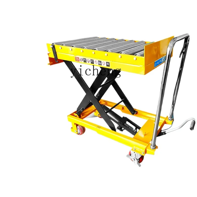 ZC Roller Hydraulic Lifting Flat Wagon Mold Cart Sliding Platform Trolley Roller