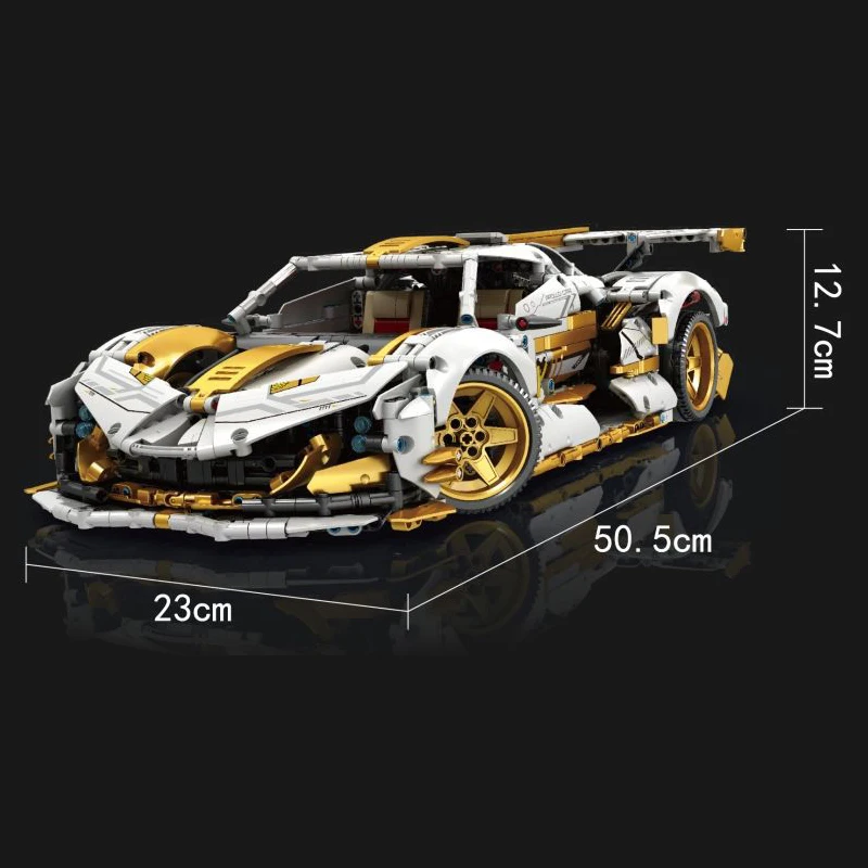 IN STOCK MOC Technical Apollo V12 Remote Control Sports Car Building Blocks Bricks Model DIY Toys for Boys Christmas Gift Set