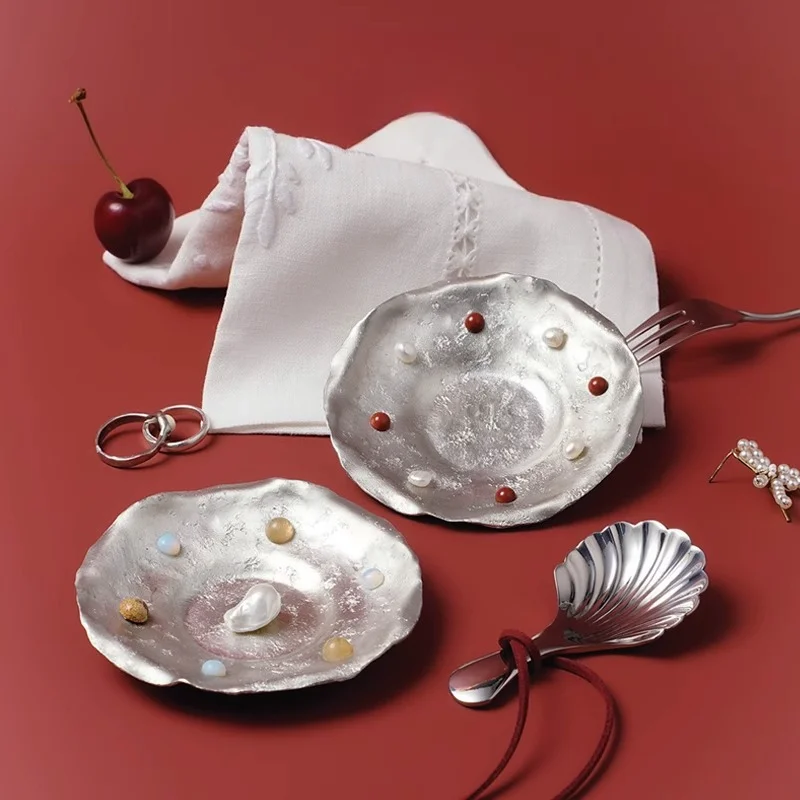 

Desktop jewelry ring porch storage ornament tray wedding gift.