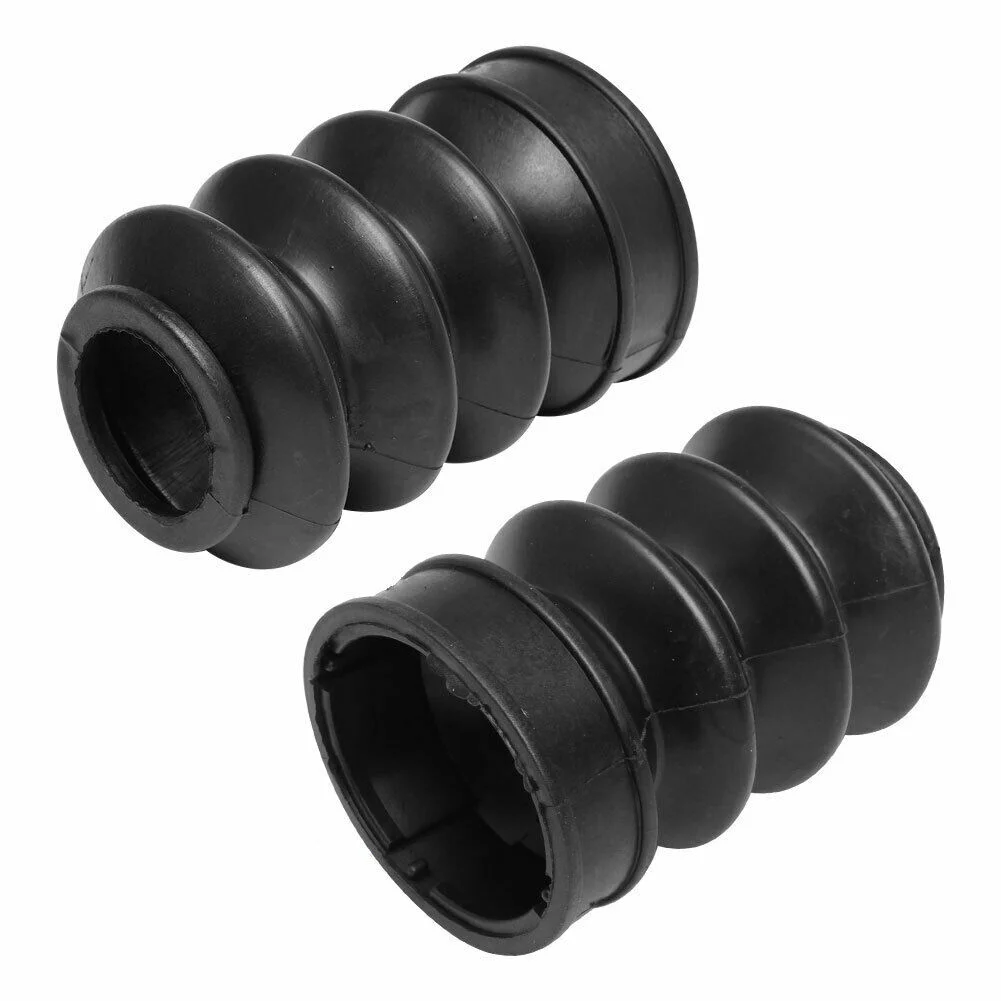 For Harley Iron 883 Sportster Motorcycle Black 39mm Rubber Fork Cover Gaiter Gator Boot Shock Protector Dust Guard